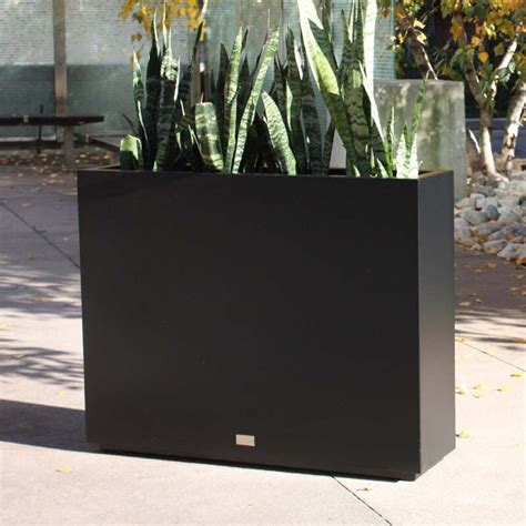 veradekmetallic series span galvanized steel planter box|Veradek Metallic Series Span Large Planter.